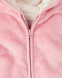 Baby Girls Faux Fur Bunting