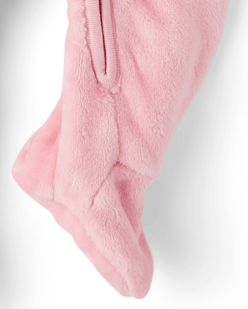 Guirlande en fausse fourrure pour bébé fille