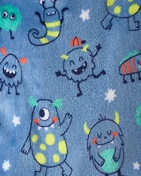 Baby And Toddler Boys Monster Footed One Piece Pajamas - Cozy Fleece