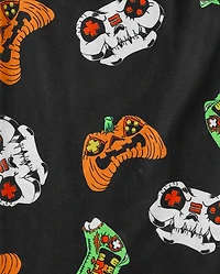 Boys Halloween Video Game Pajamas