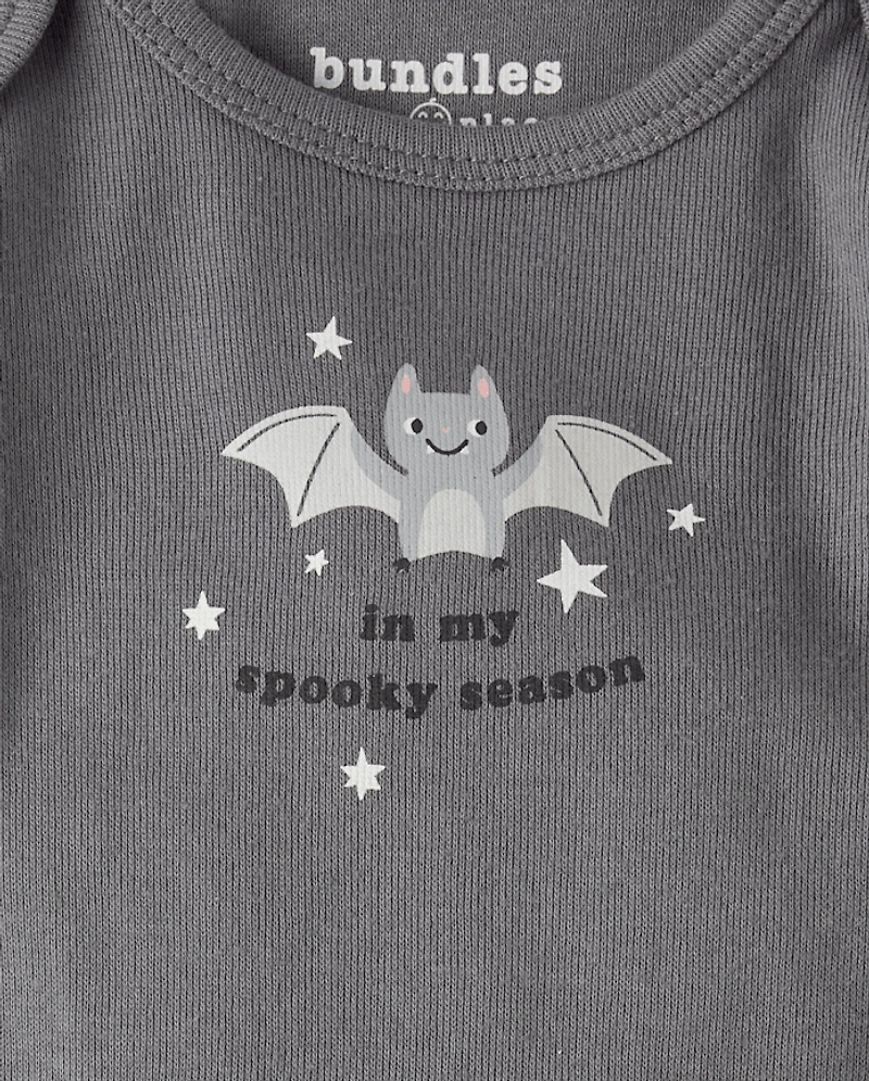 Baby Halloween Bat 2-Piece Playwear Set