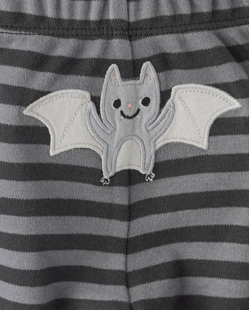 Ensemble de vêtements jeu 2 pièces pour bébé chauve-souris d'Halloween