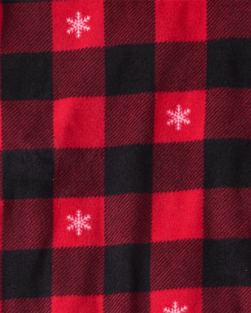 Adult Matching Family Buffalo Plaid Dream Fleece Pajamas