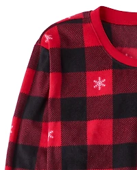 Pyjamas en polaire Dream à carreaux Buffalo assortis pour adultes et toute la famille