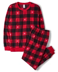 Pyjamas en polaire Dream à carreaux Buffalo assortis pour adultes et toute la famille