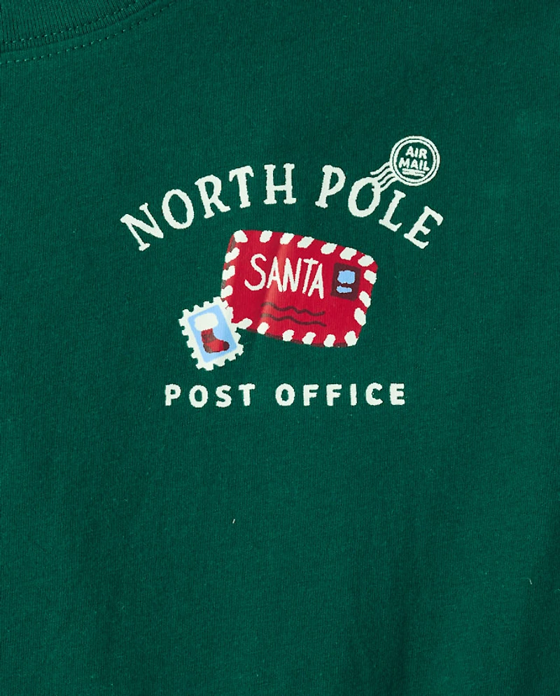 Pyjamas assortis pour toute la famille, motif lettre du Père Noël, en coton et polaire Dream Fleece