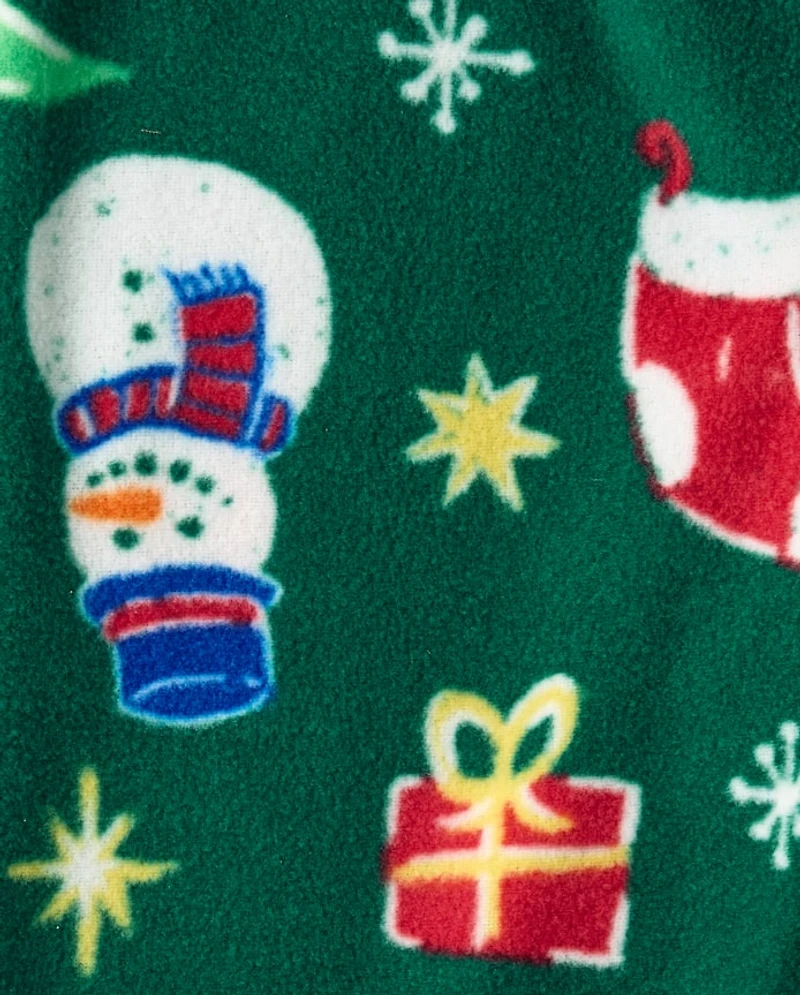 Pyjamas assortis pour bébé et tout-petit, en coton polaire douce, toute la famille, Noël