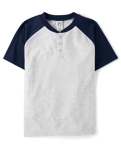 Boys Henley Pajama Top