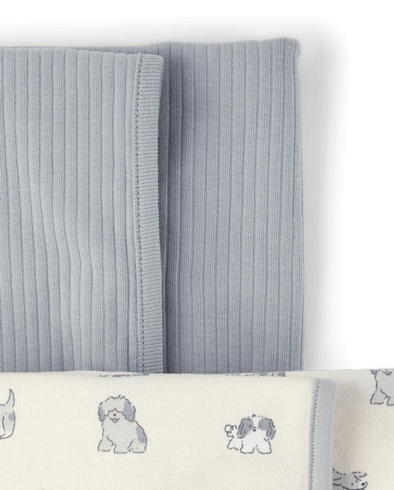 Baby Dog Swaddle Blanket 2-Pack