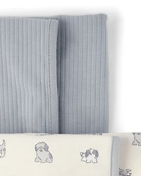Baby Dog Swaddle Blanket 2-Pack