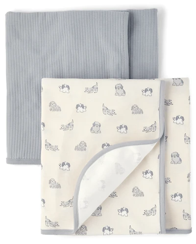 Baby Dog Swaddle Blanket 2-Pack