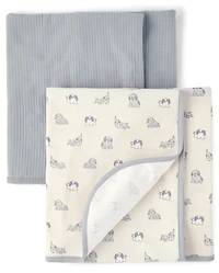 Baby Dog Swaddle Blanket 2-Pack