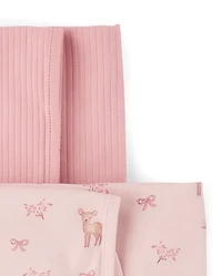 Baby Girls Deer Swaddle Blanket 2-Pack