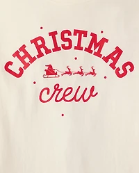 Mens Matching Family Christmas Crew Pajama Top