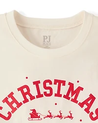 Mens Matching Family Christmas Crew Pajama Top