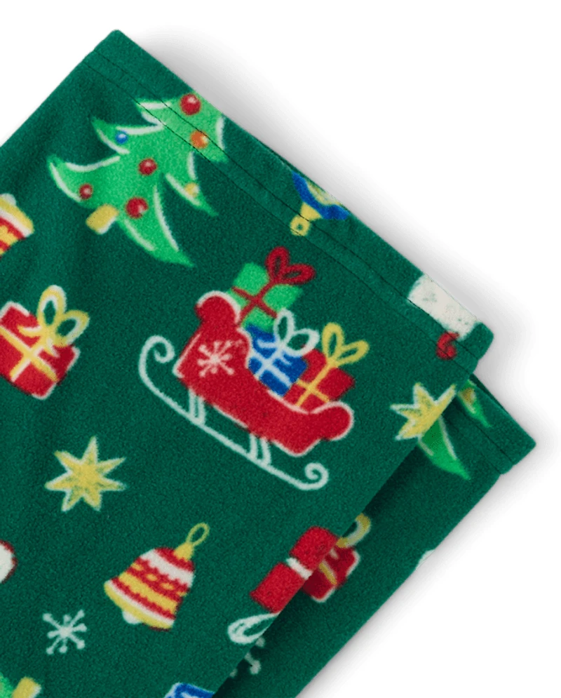 Adult Matching Family Christmas Icon Dream Fleece Pajama Pants