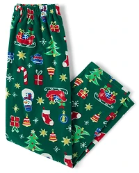 Adult Matching Family Christmas Icon Dream Fleece Pajama Pants