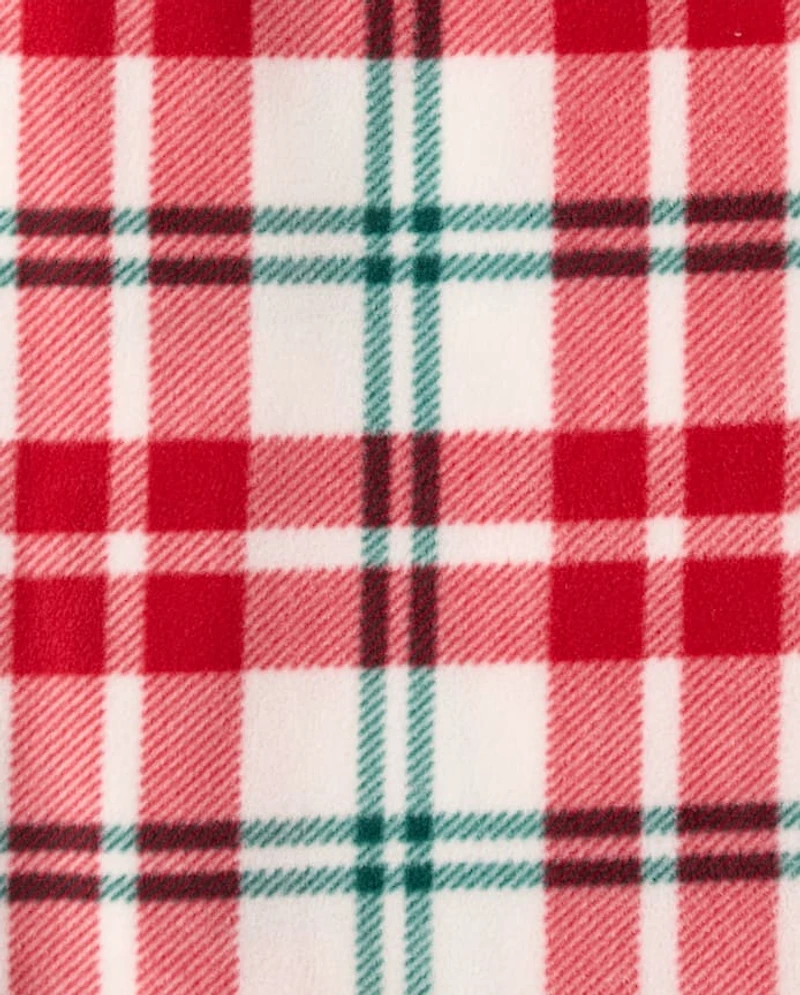 Adult Matching Family Plaid Dream Fleece Pajama Pants