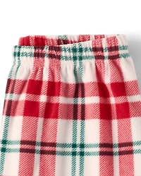 Adult Matching Family Plaid Dream Fleece Pajama Pants