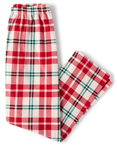 Adult Matching Family Plaid Dream Fleece Pajama Pants
