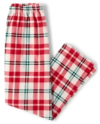 Adult Matching Family Plaid Dream Fleece Pajama Pants
