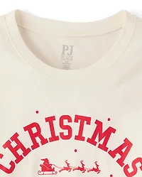Womens Matching Family Christmas Crew Pajama Top