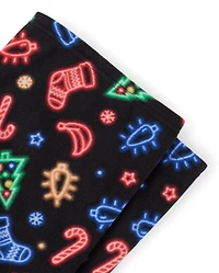 Adult Matching Family Neon Christmas Icon Dream Fleece Pajama Pants