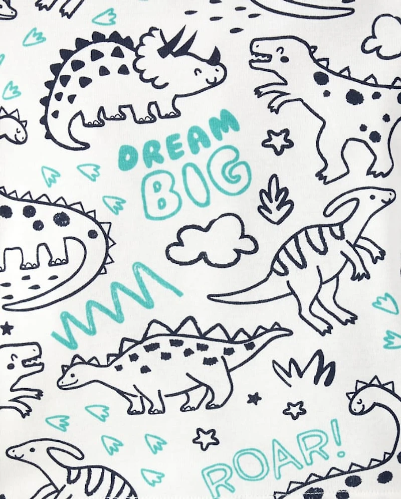 Baby And Toddler Dino Snug Fit Cotton Pajamas