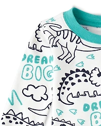 Baby And Toddler Dino Snug Fit Cotton Pajamas