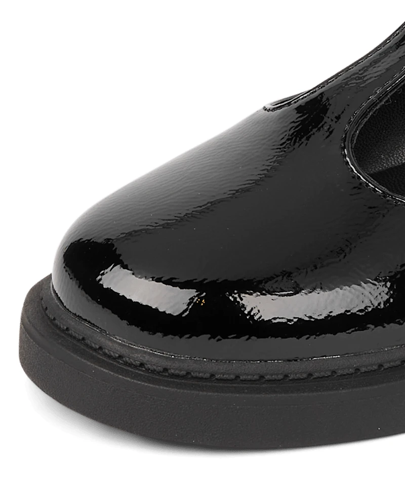 Girls Buckle T-Strap Mary Jane Shoes