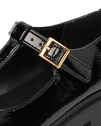 Girls Buckle T-Strap Mary Jane Shoes