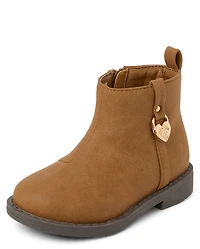 Toddler Girls Charm Chelsea Boots