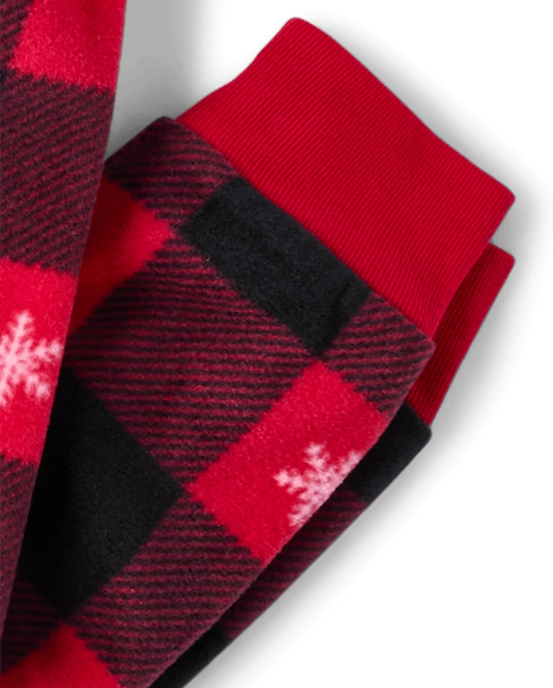 Kids Matching Family Buffalo Plaid Dream Fleece Pajamas