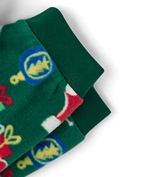 Kids Matching Family Merry Christmas Cotton And Dream Fleece Pajamas
