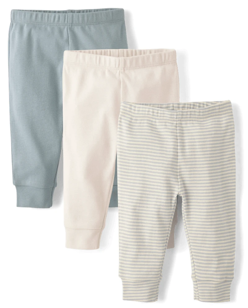Baby Striped Pants 3-Pack