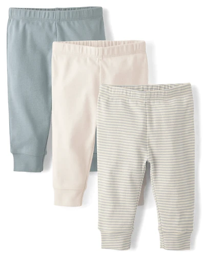 Baby Striped Pants 3-Pack