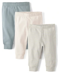 Baby Striped Pants 3-Pack