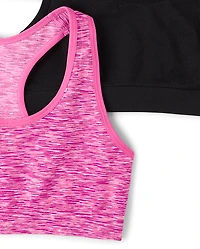 Girls Seamless Racerback Bralette 3-Pack