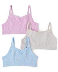 Girls Dot Bralette 3-Pack
