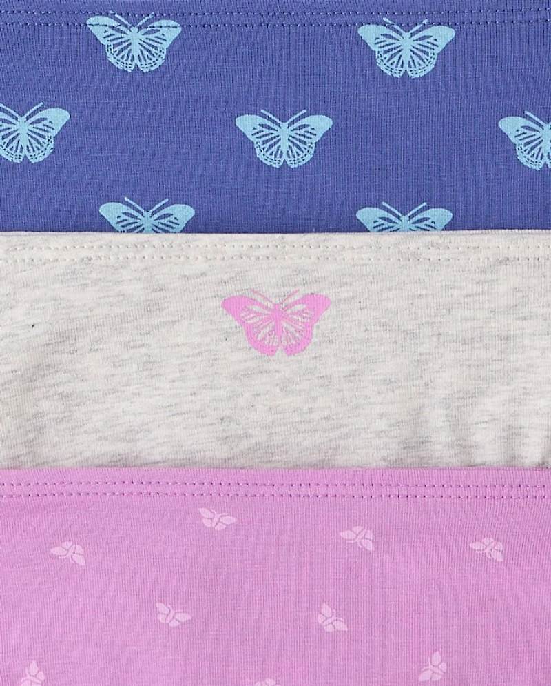 Girls Butterfly Bikini Underwear 7-Pack