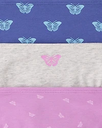Girls Butterfly Bikini Underwear 7-Pack