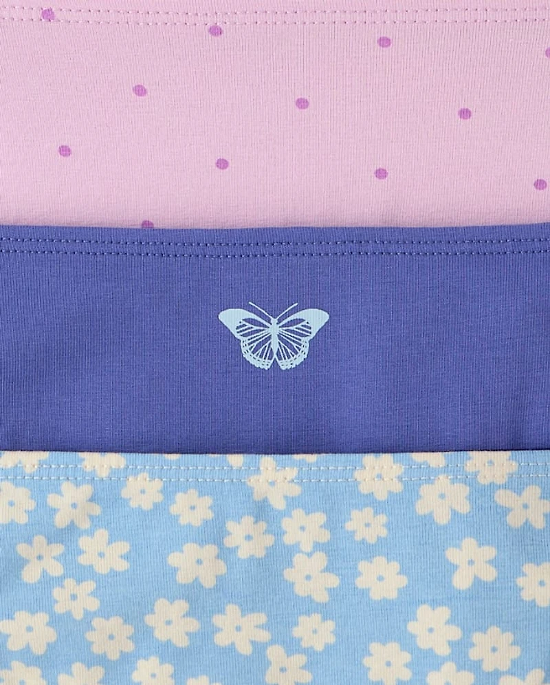 Girls Butterfly Bikini Underwear 7-Pack