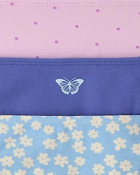 Girls Butterfly Bikini Underwear 7-Pack