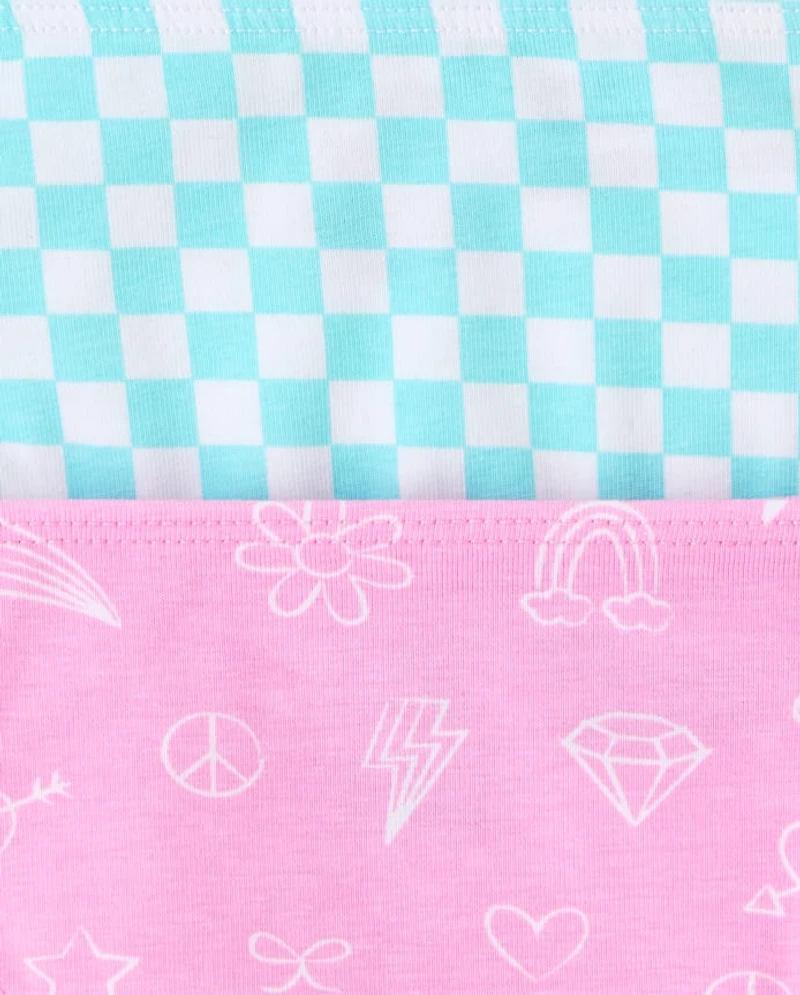 Girls Doodle Bikini Underwear 7-Pack