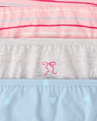 Toddler Girls Bow Brief Underwear 7-Pack