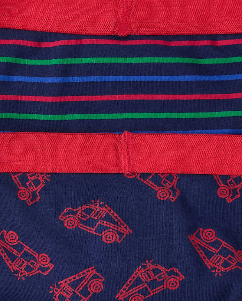 Toddler Boys Vehicle Brief Underwear 7-Pack