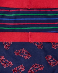 Toddler Boys Vehicle Brief Underwear 7-Pack