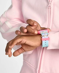 Girls Beaded Charm Digital Watch