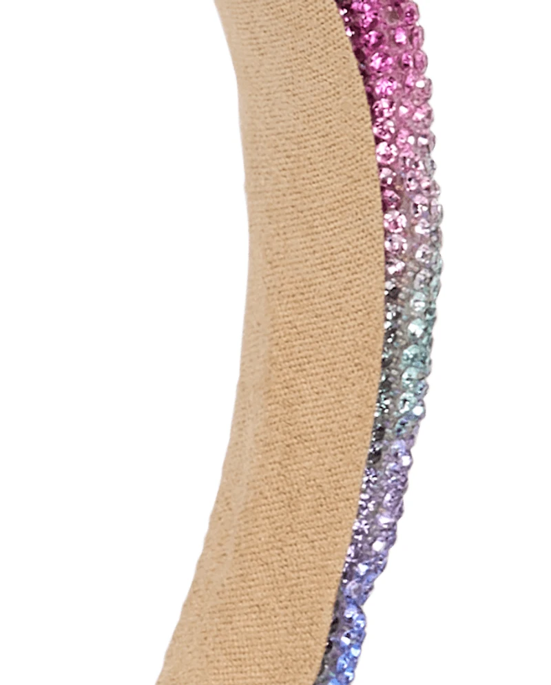 Girls Puffy Ombre Beaded Headband
