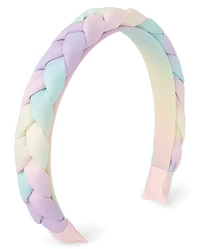Girls Rainbow Braided Headband